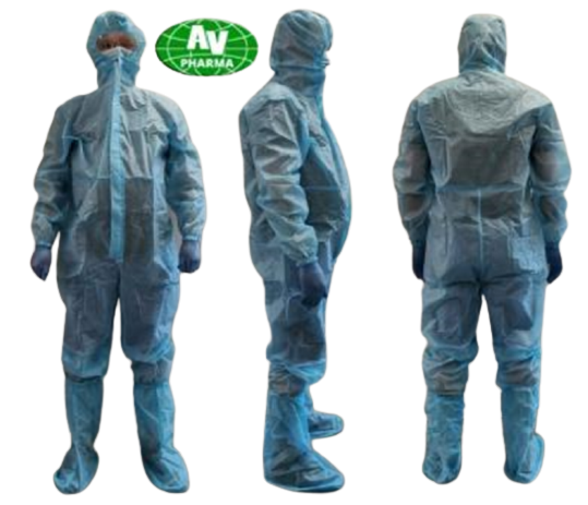 Комбінезон захисний одноразового використання з капюшоном, L, АВ-ФАРМА